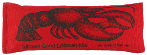 Dr. Pussums Wicked Good Lobstah Nip Cat Toy 7.5"