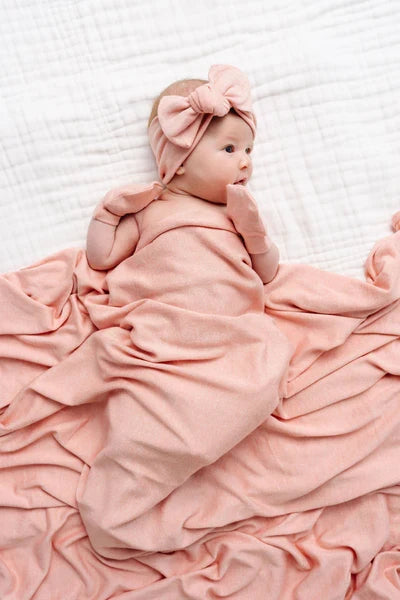 Lou Lou & Co - Piper Plush Knit Swaddle Blanket