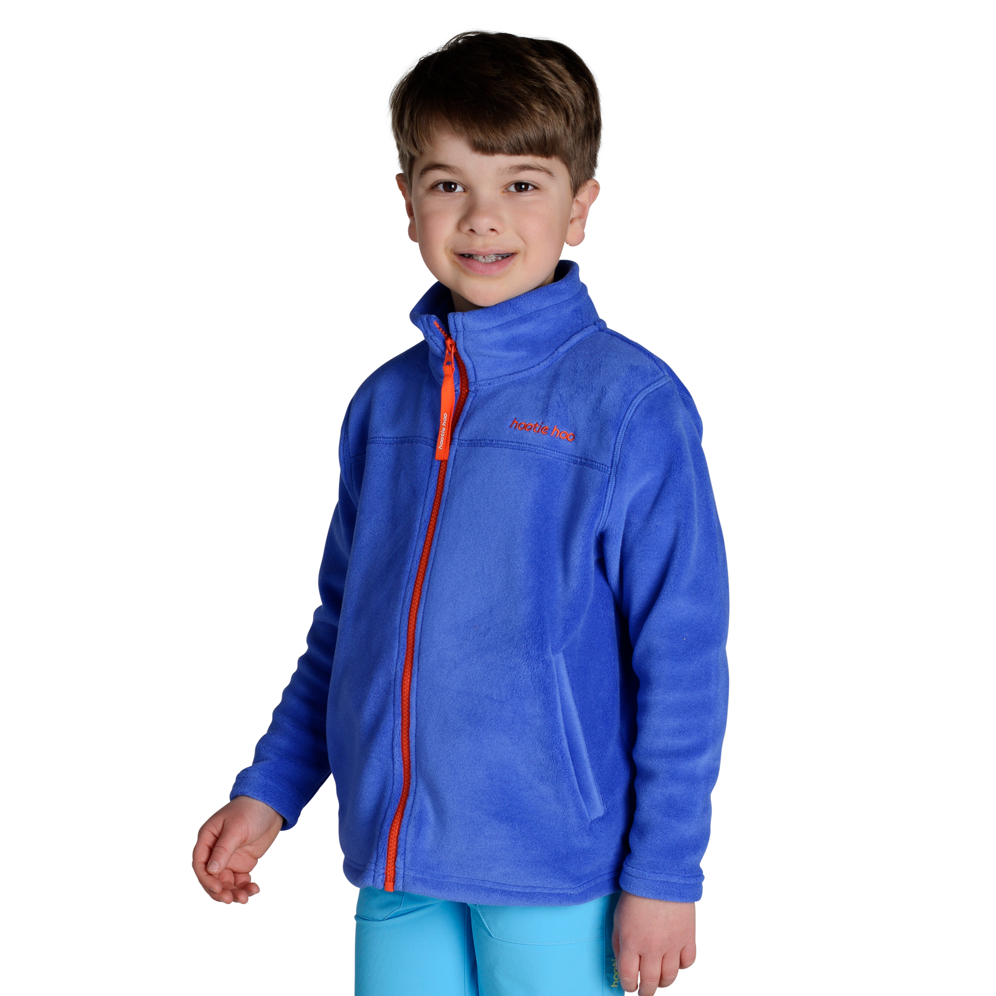 Kids Eyas Fleece Jacket - Vivid Blue by Hootie Hoo