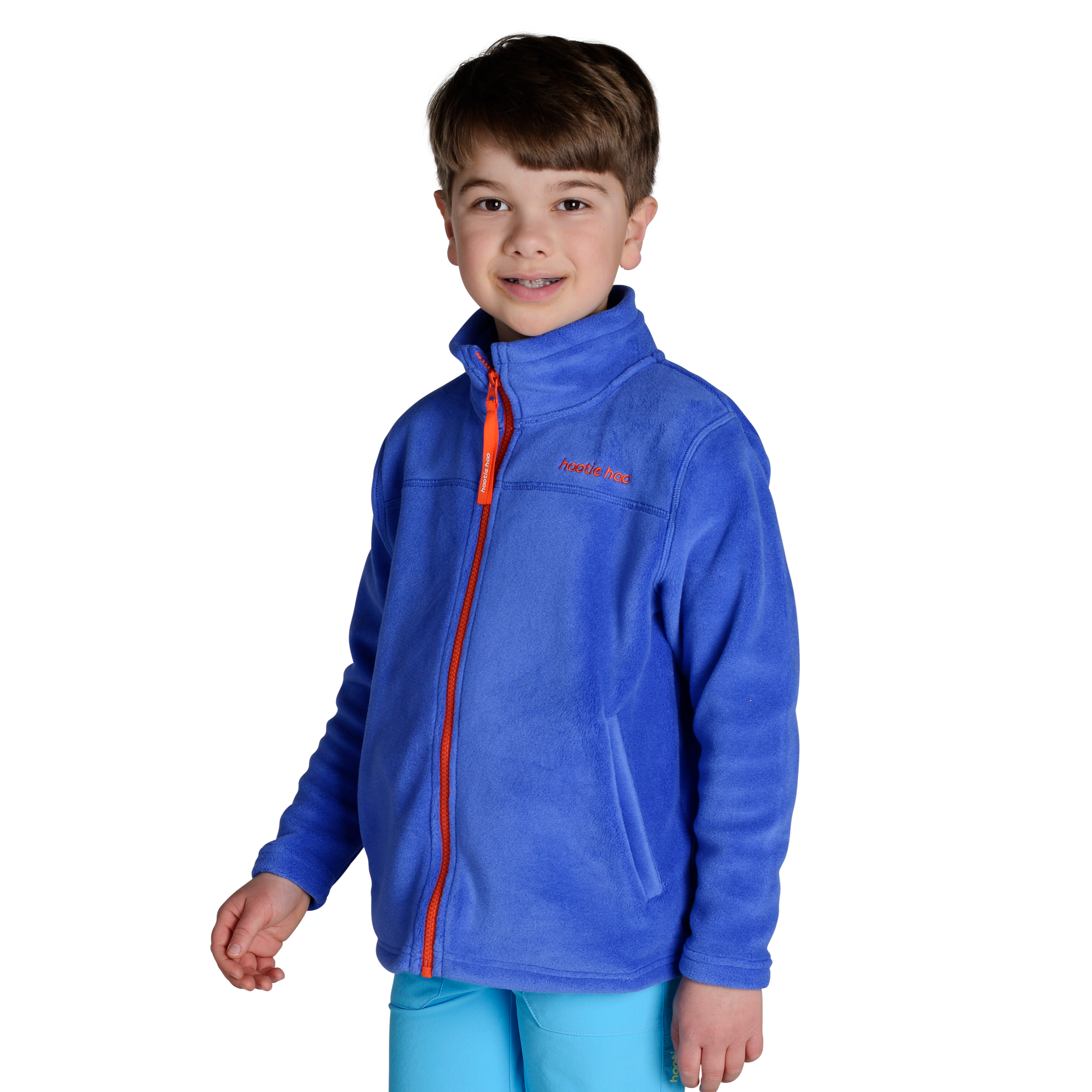 Kids Eyas Fleece Jacket - Vivid Blue by Hootie Hoo
