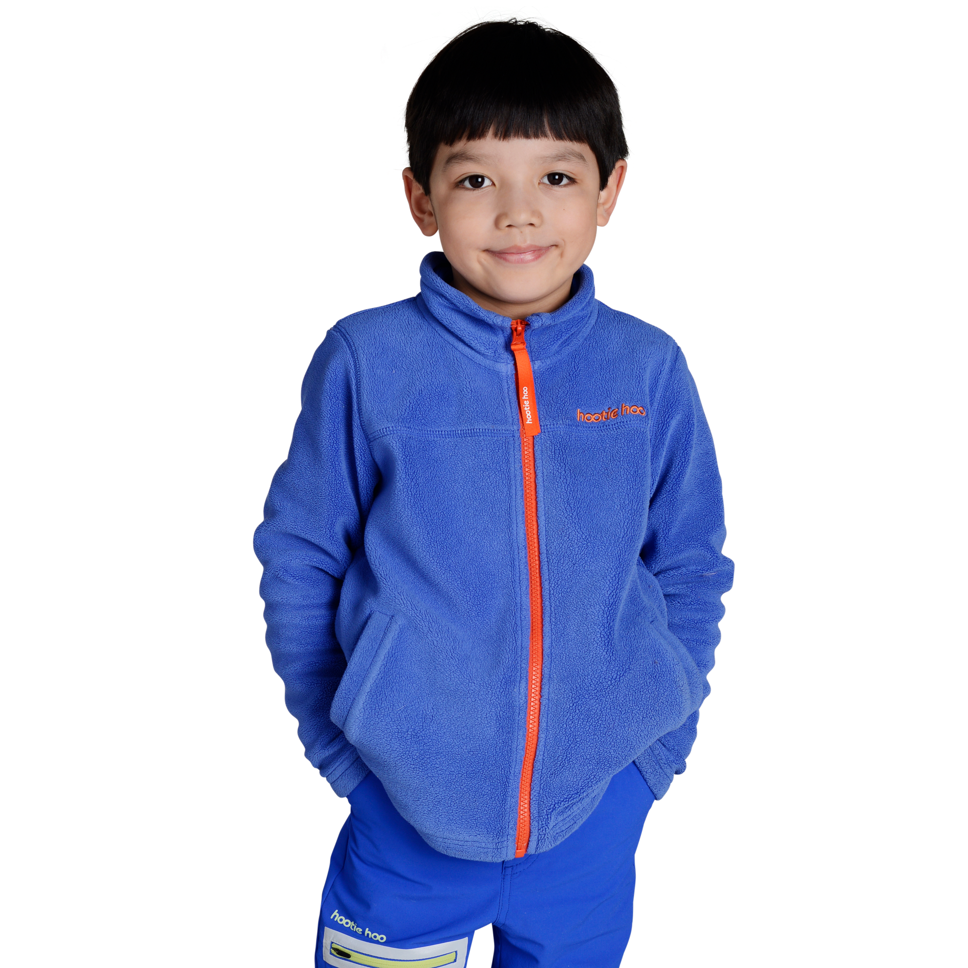 Kids Eyas Fleece Jacket - Vivid Blue by Hootie Hoo