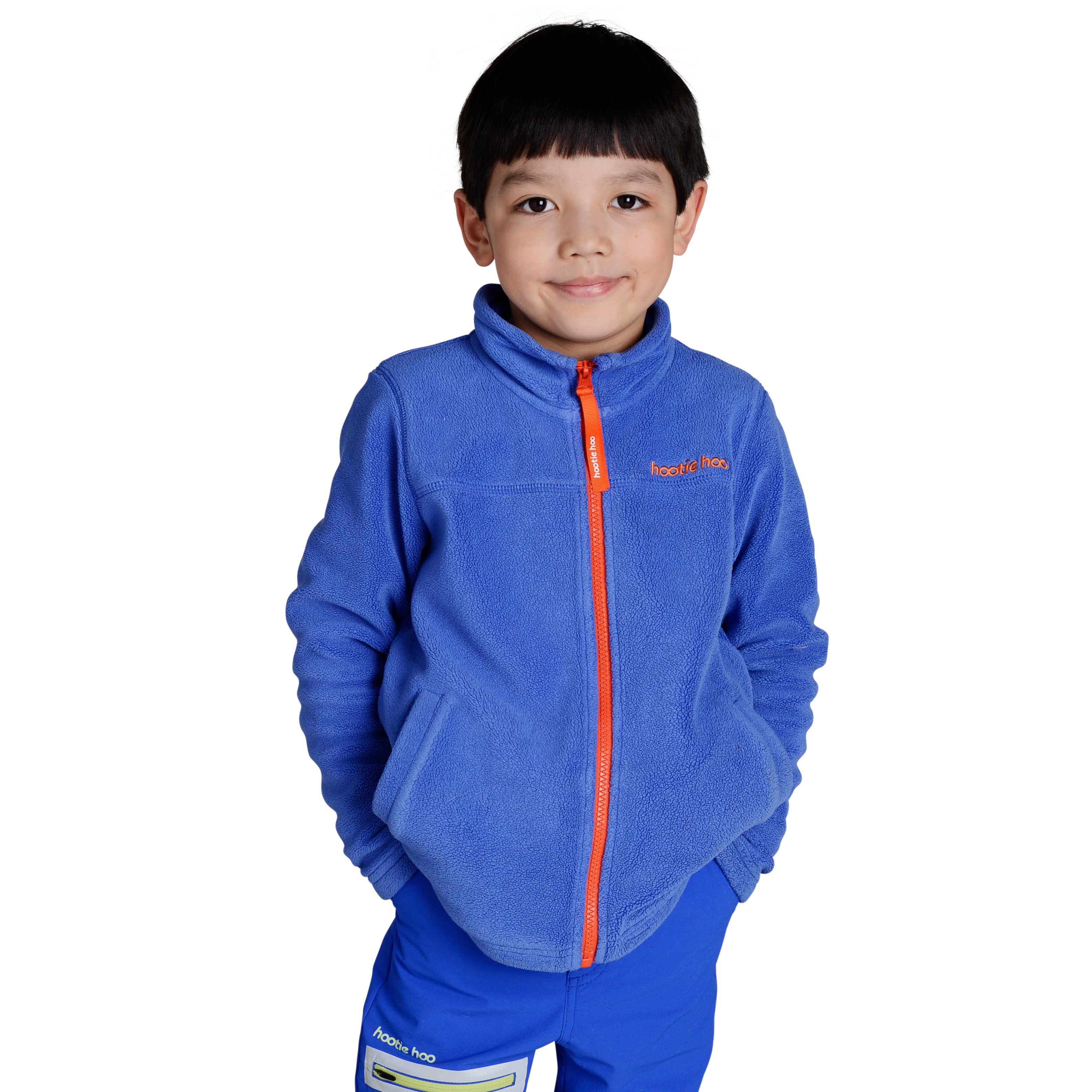 Kids Eyas Fleece Jacket - Vivid Blue by Hootie Hoo