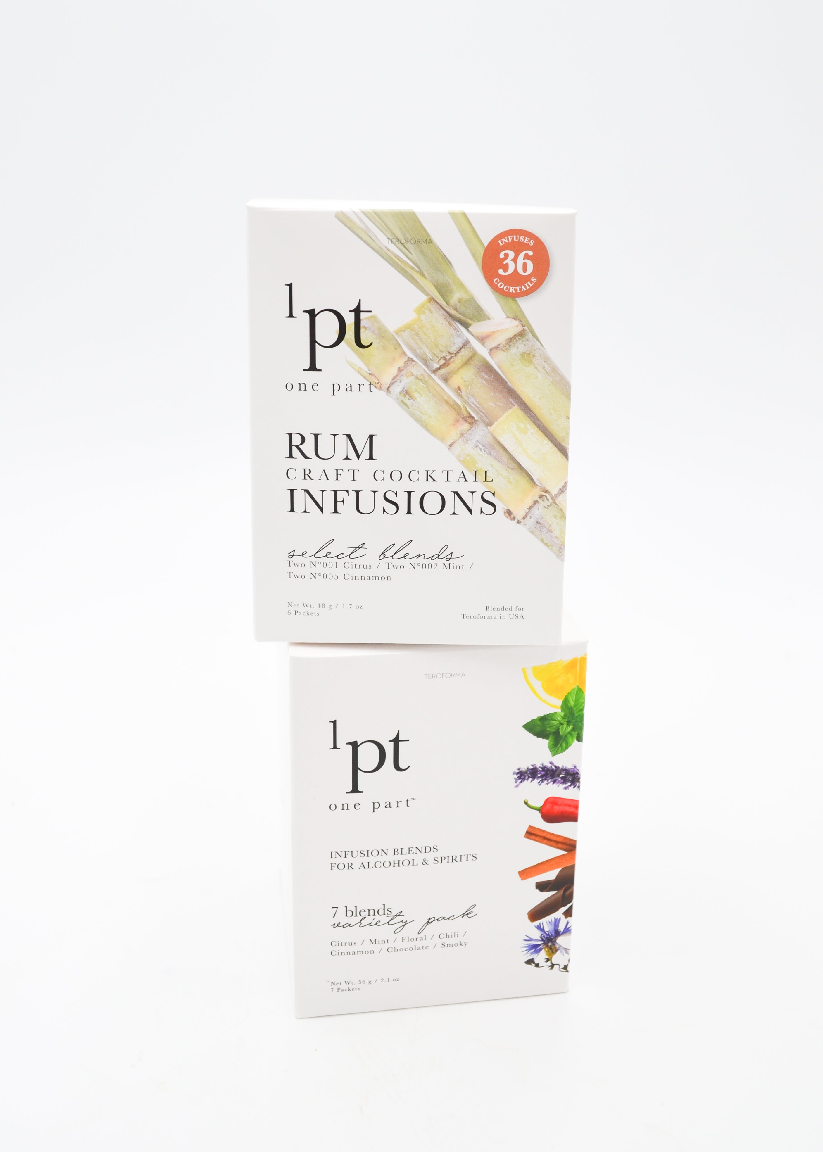 One Part Infusions Craft Cocktail Infusions Pack - 7 Blends Variety