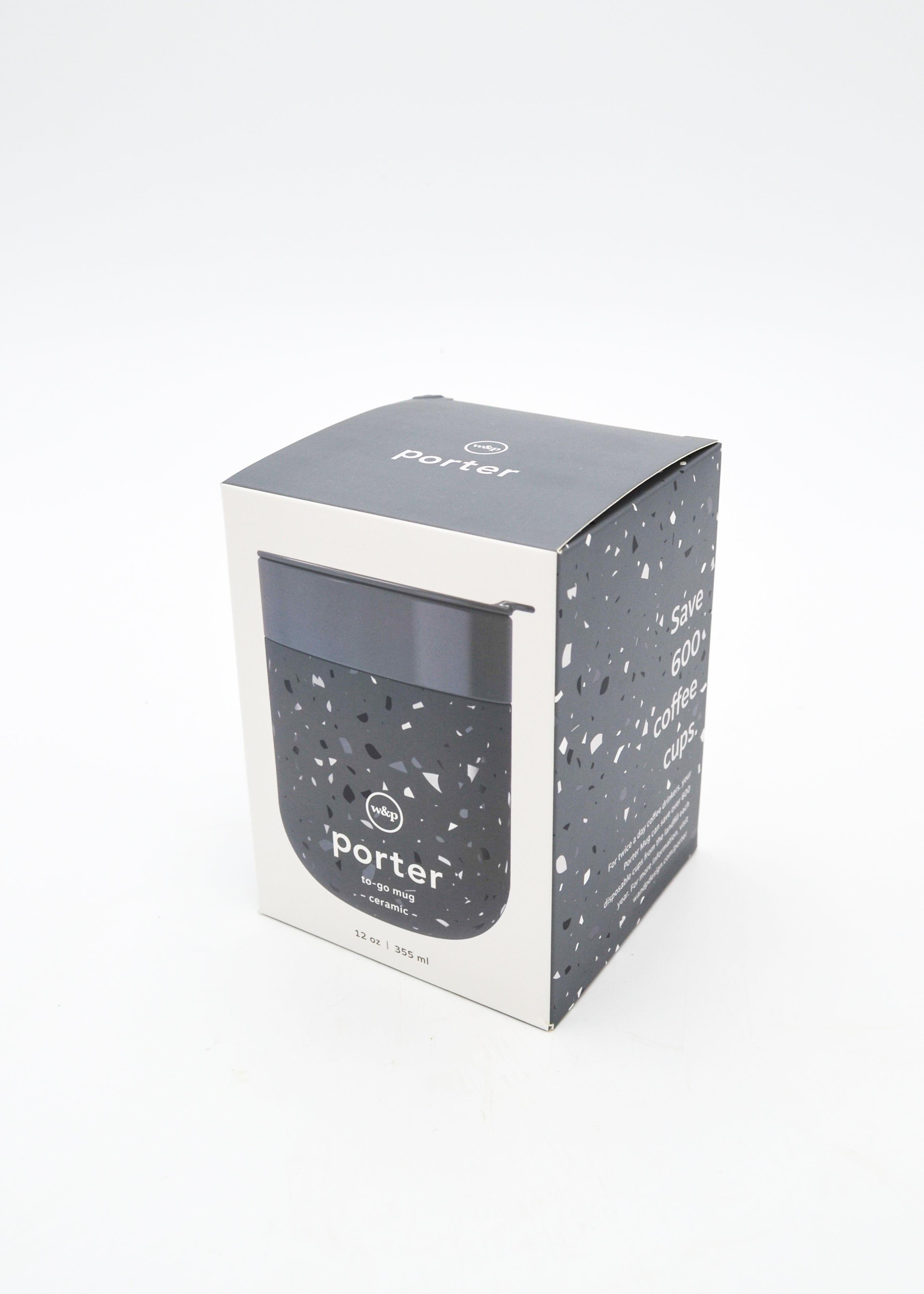 Porter Terrazzo Mug: Black