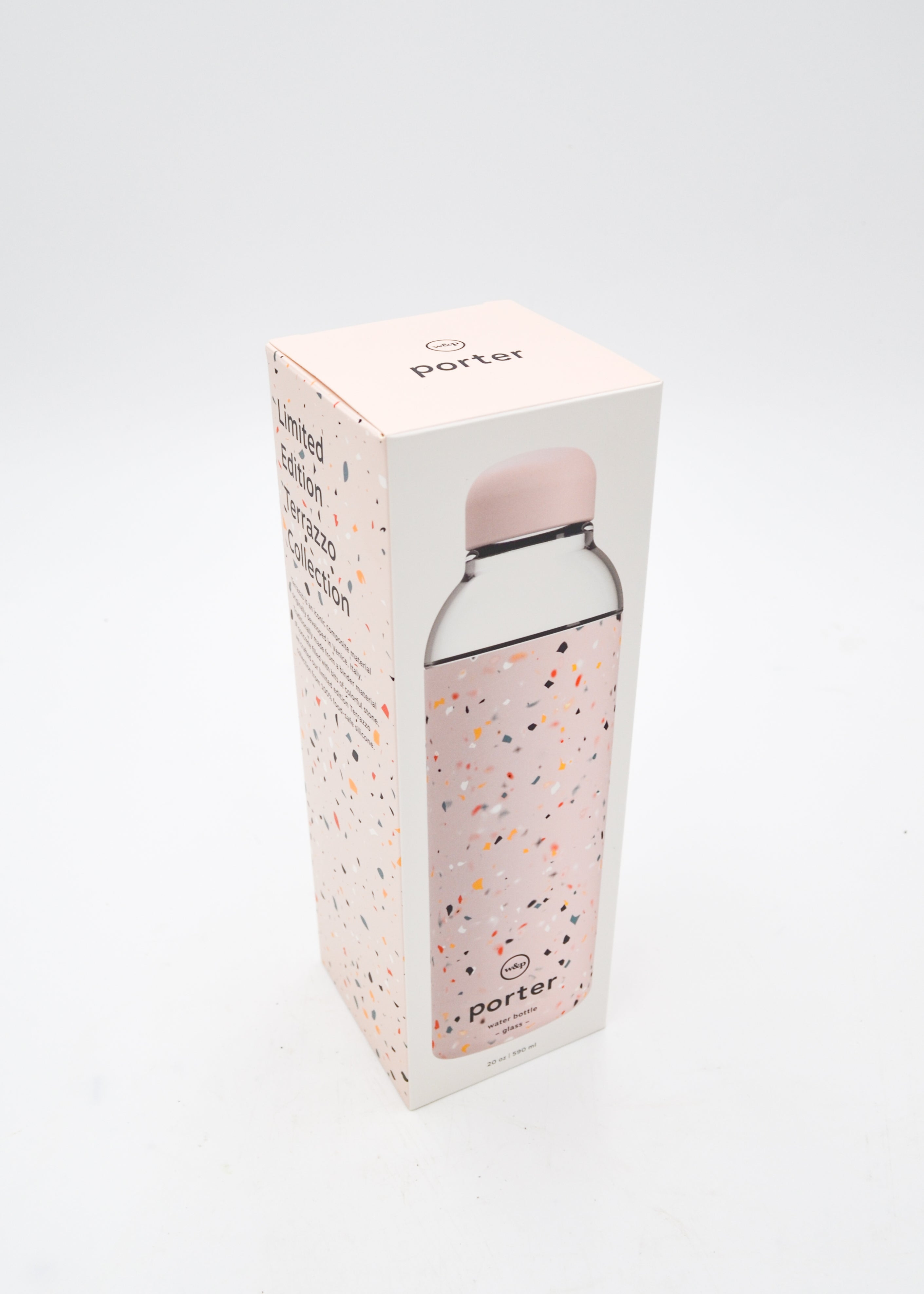 SALE! Porter Terrazzo Bottle Blush Pink