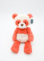 Coral Panda Plush 12"