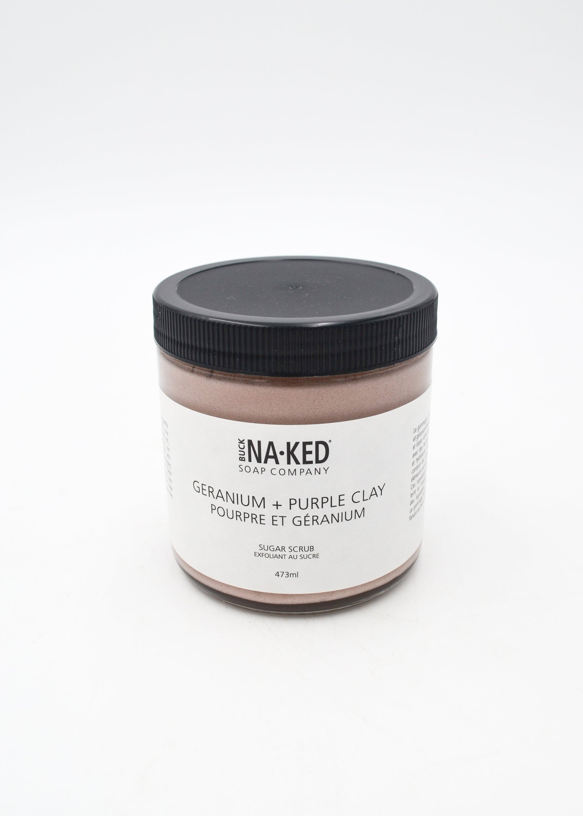Geranium + Purple Clay Sugar Scrub by Wild Lark