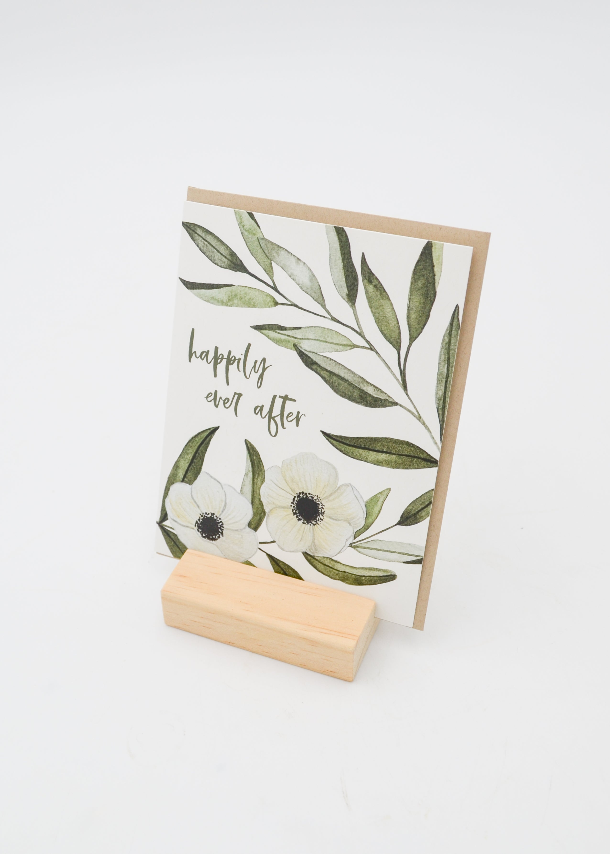 "Happily Ever After" Card - Plants and Flowers