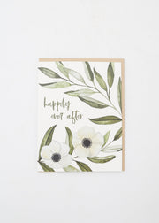 "Happily Ever After" Card - Plants and Flowers