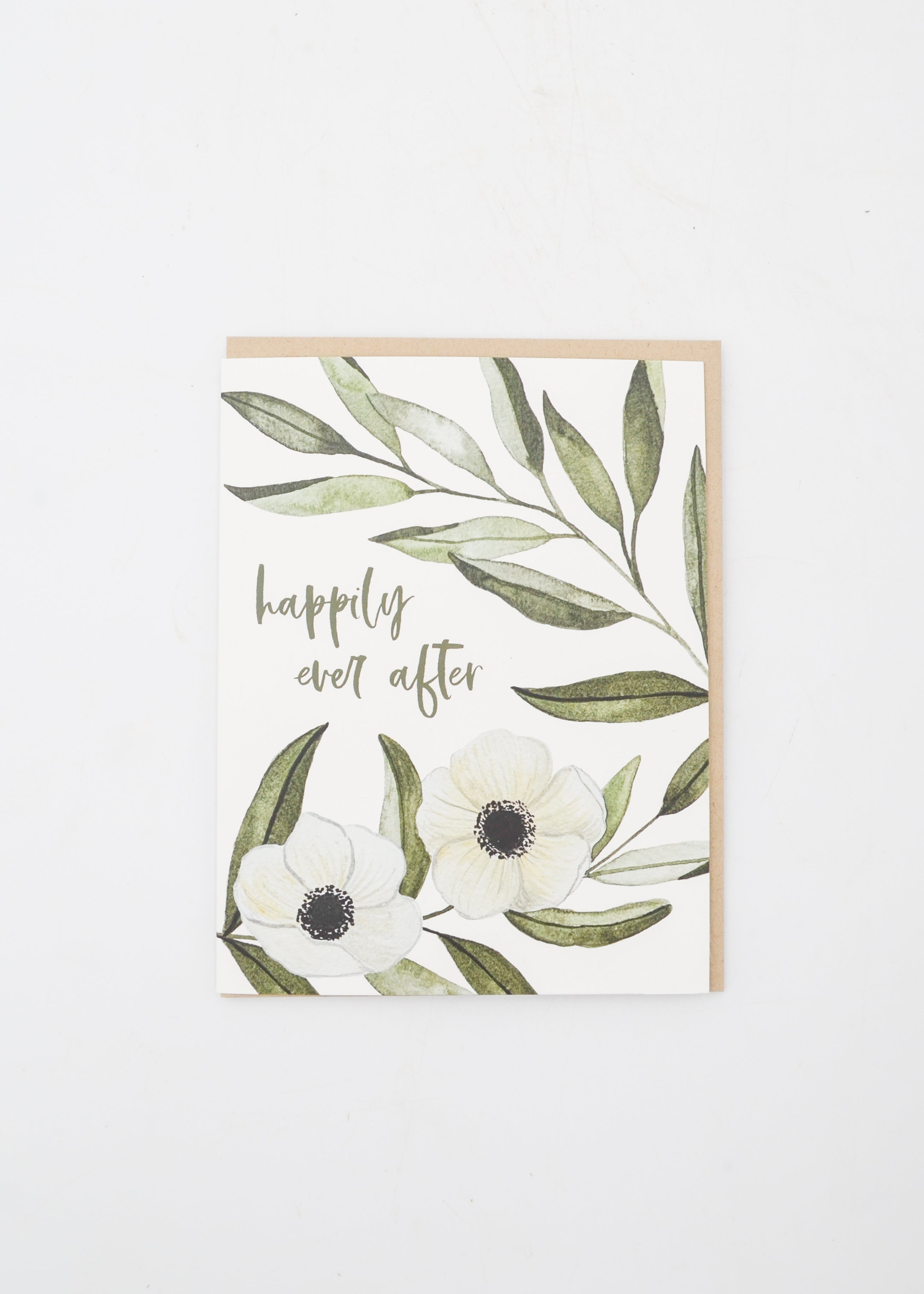 "Happily Ever After" Card - Plants and Flowers
