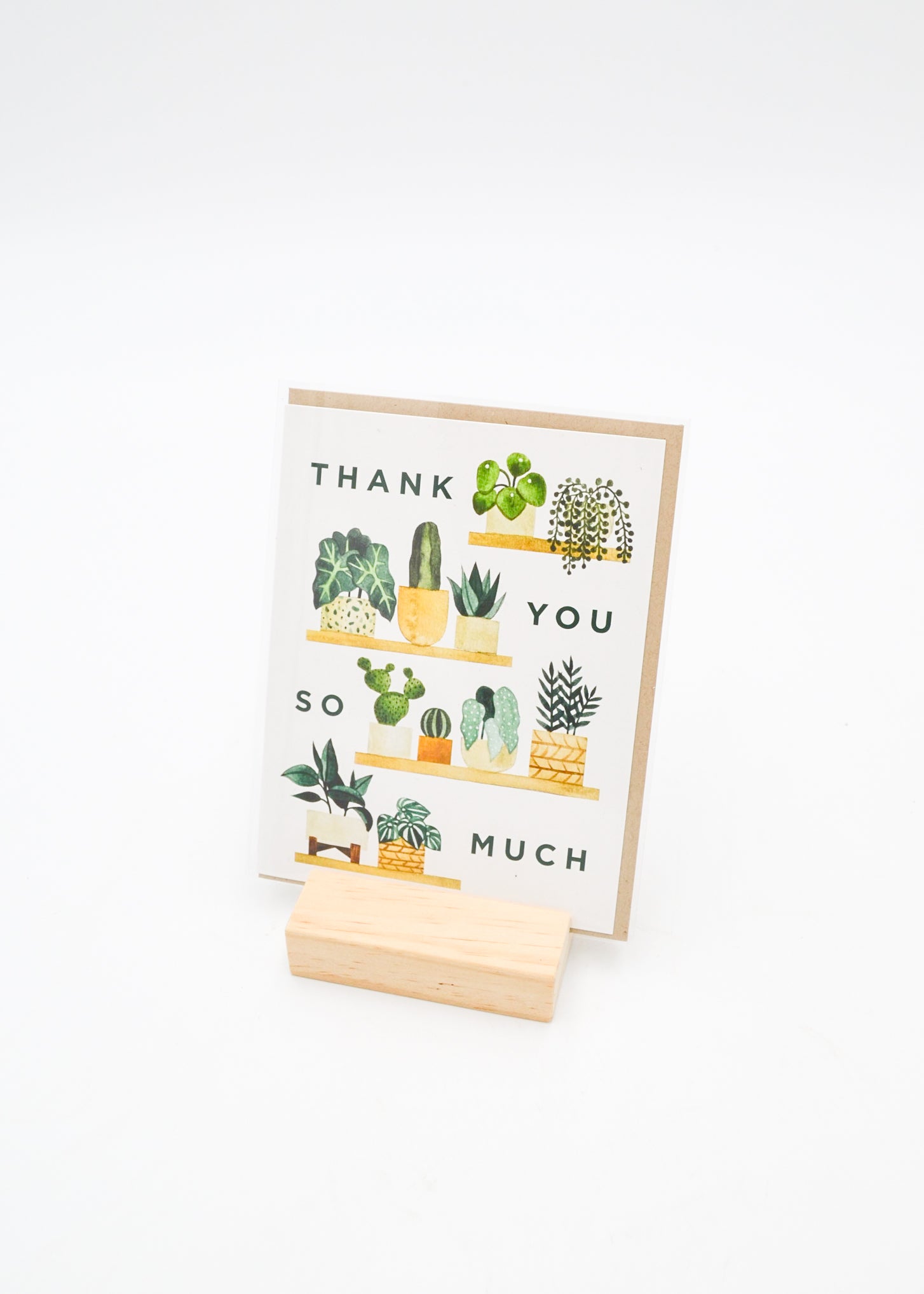 "Thank You So Much" Card - Plants