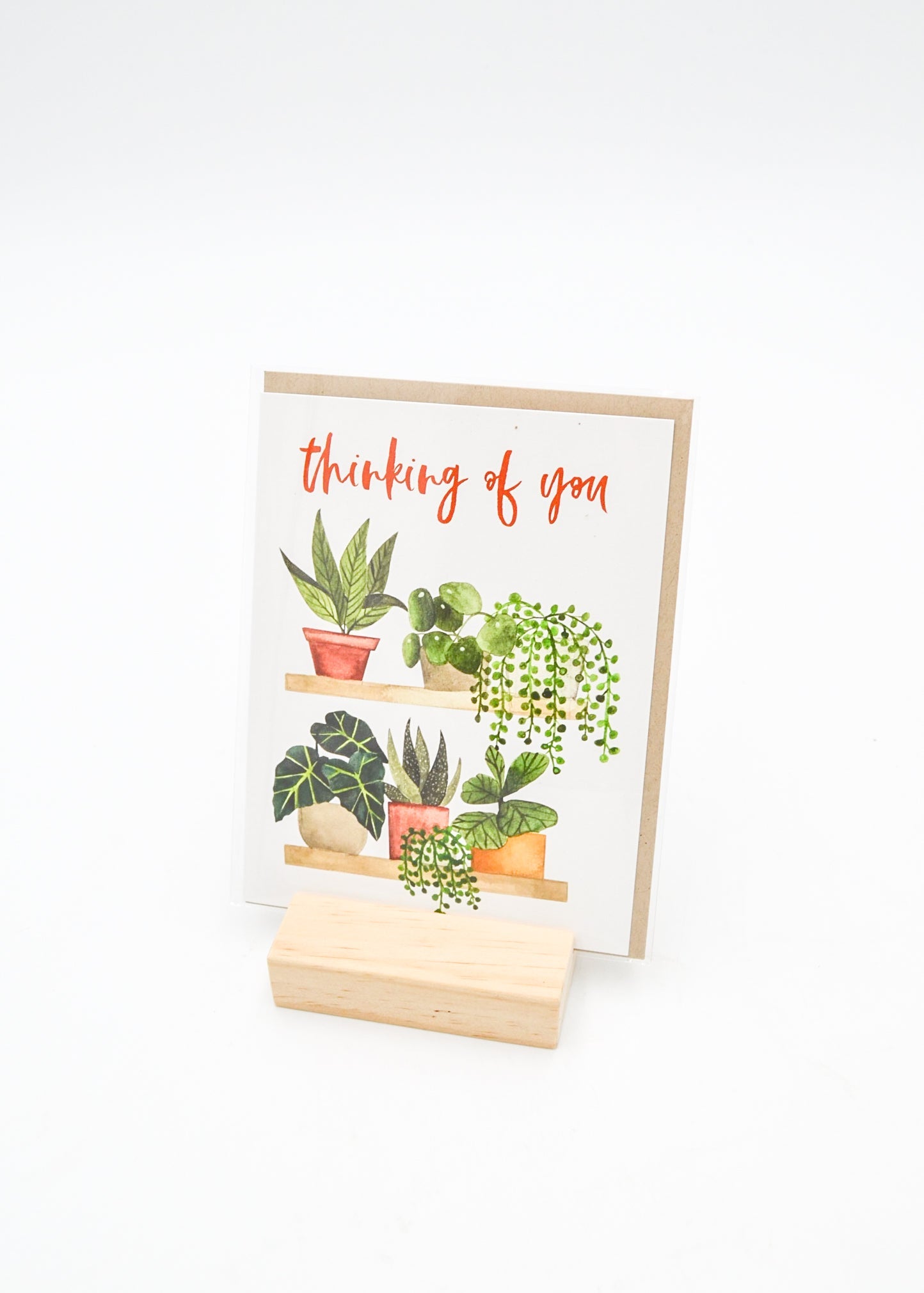 "Thinking Of You" Card - Plants