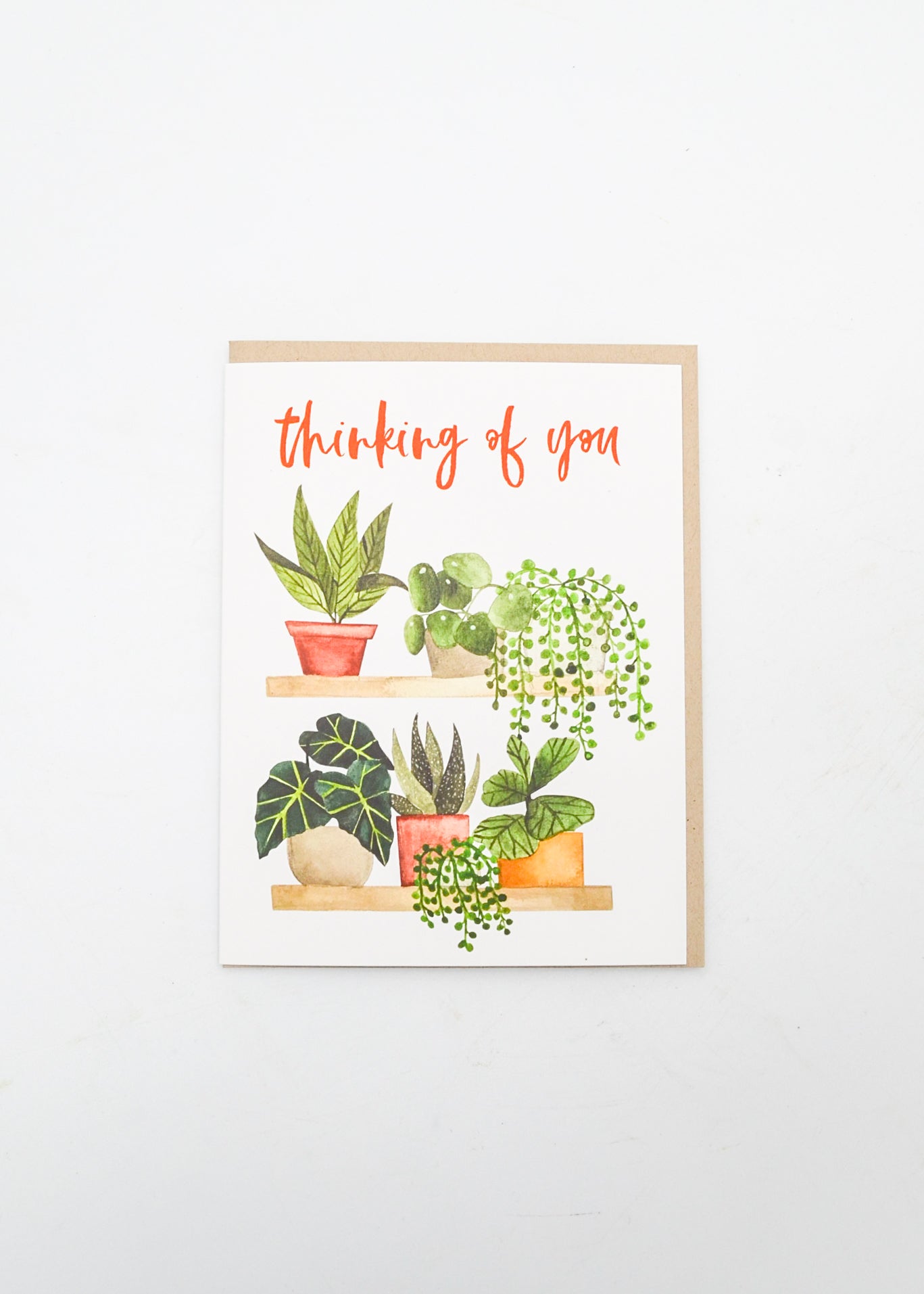 "Thinking Of You" Card - Plants