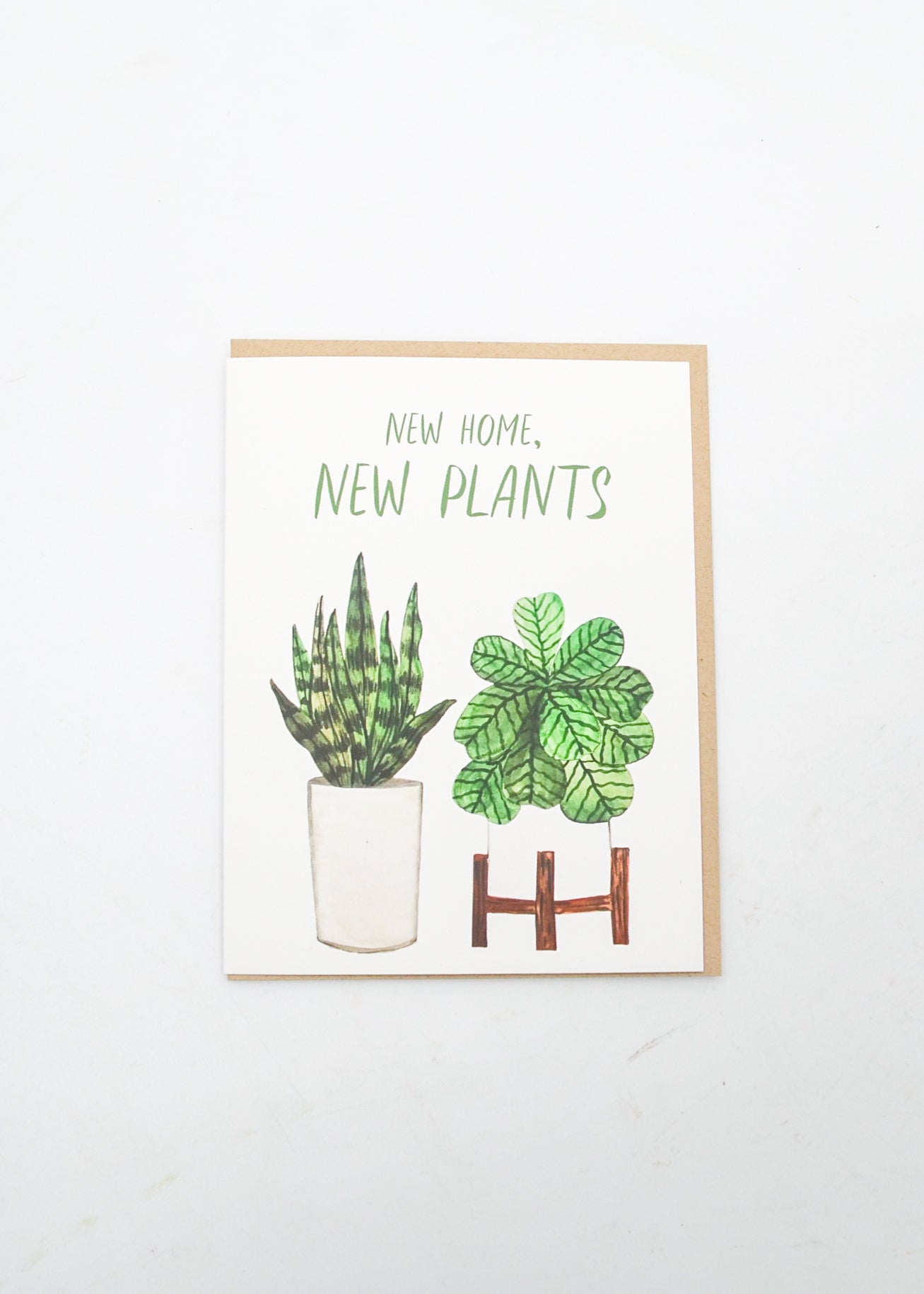 "New Home, New Plants" Card