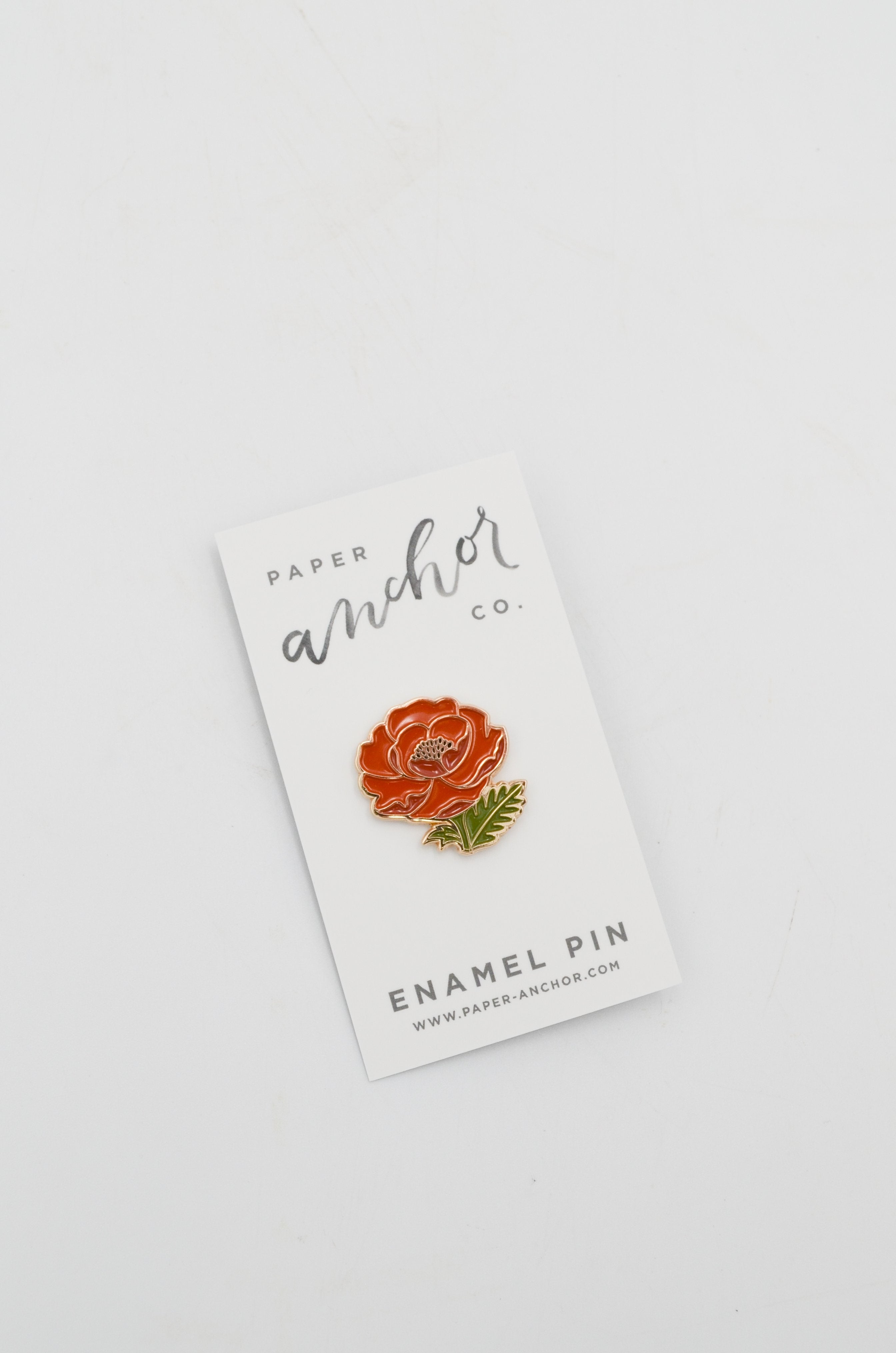 Poppy Enamel Lapel Pin