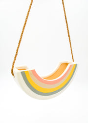 Rainbow Hanging Planter Decor