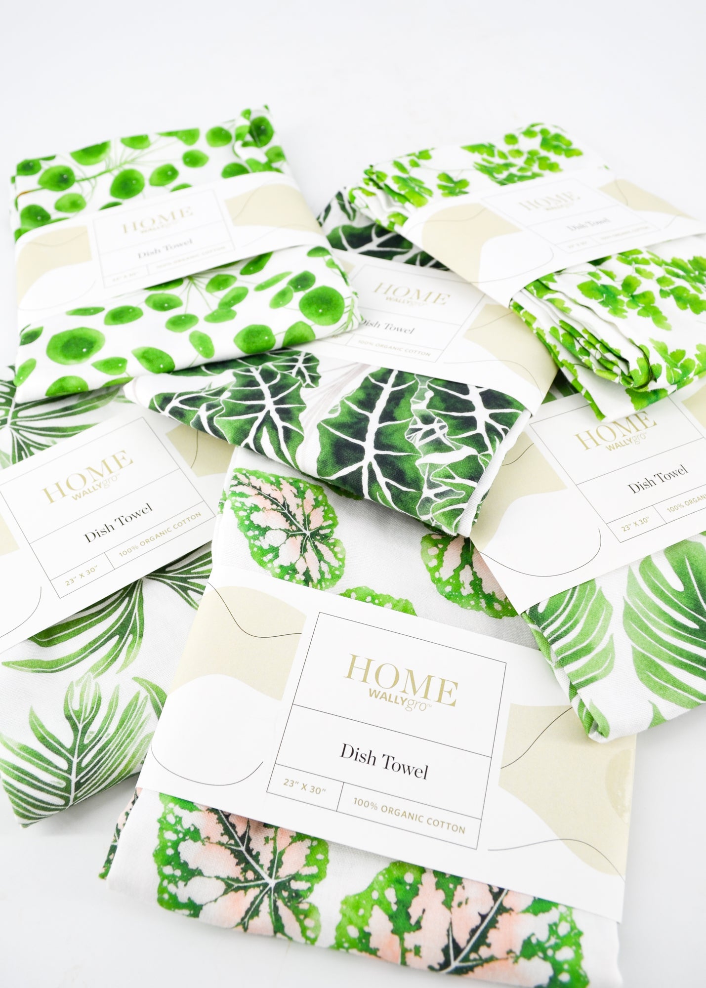 Plant Print Dish Towels