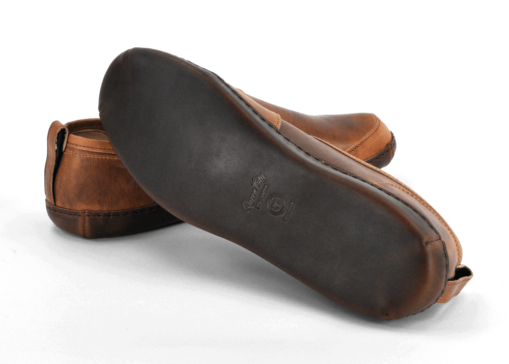 Vermont House Shoes®: Premium Horween Loafer in Cognac