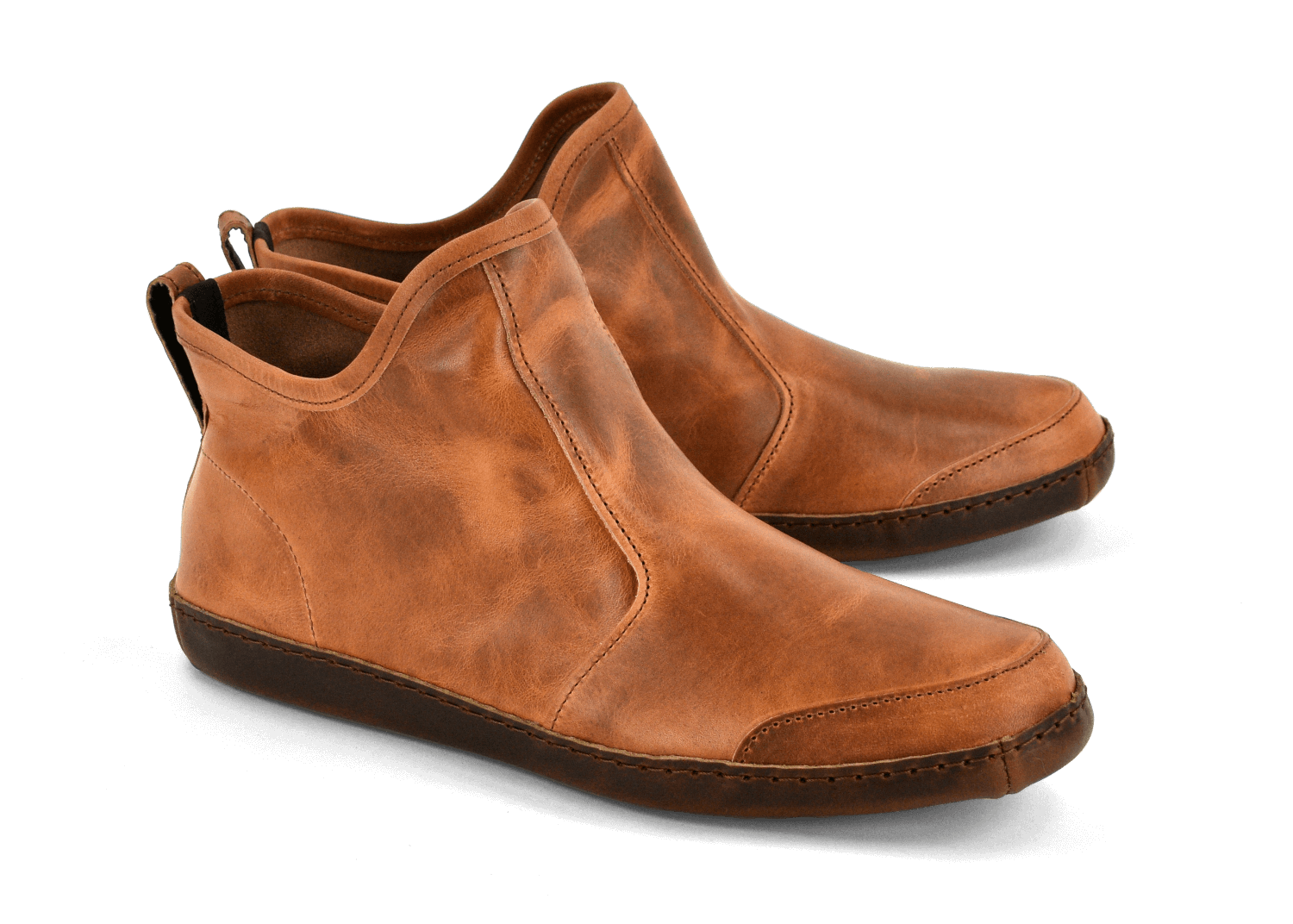Vermont House Shoes®: Premium Horween Hi-Top in Cognac