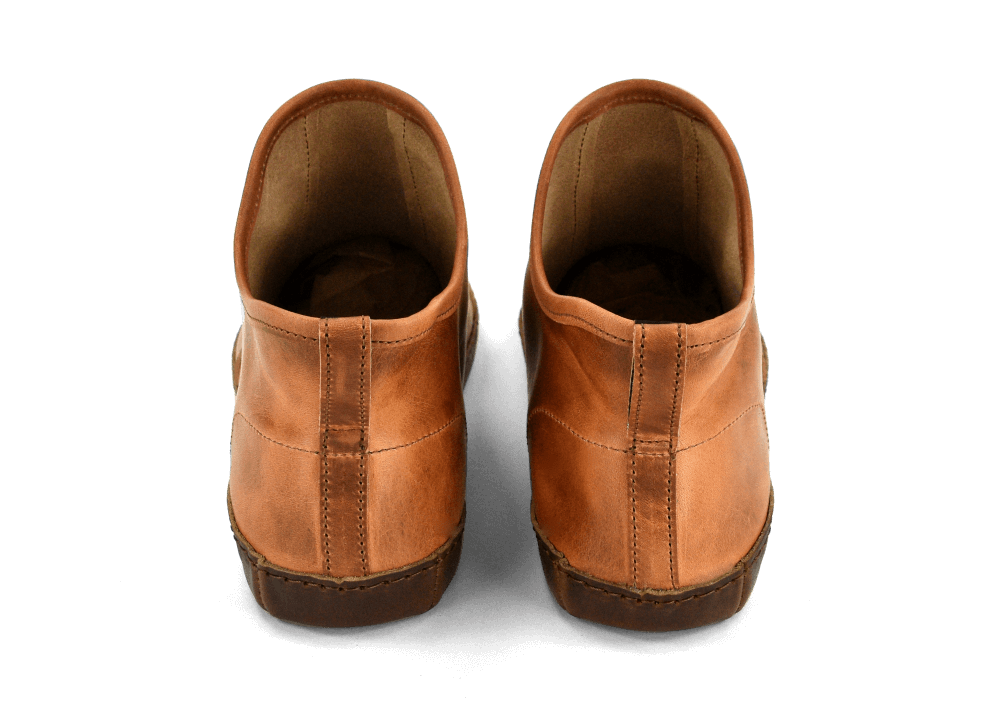 Vermont House Shoes®: Premium Horween Hi-Top in Cognac