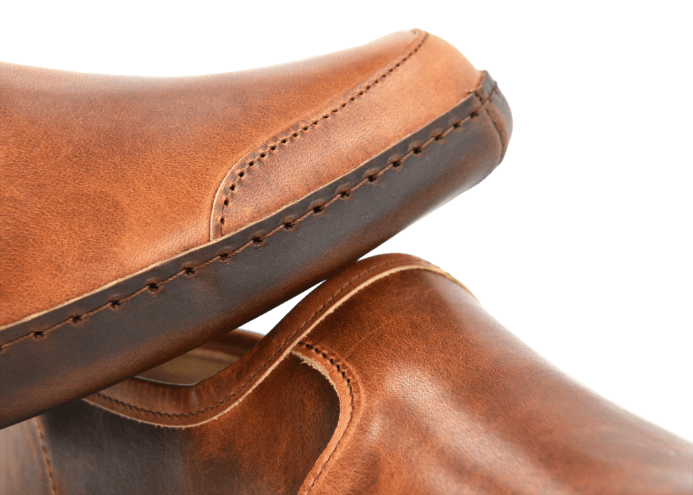 Vermont House Shoes®: Premium Horween Loafer in Cognac