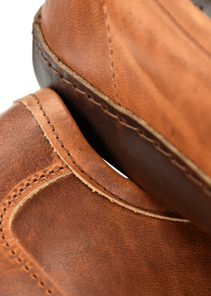 Vermont House Shoes®: Premium Horween Loafer in Cognac