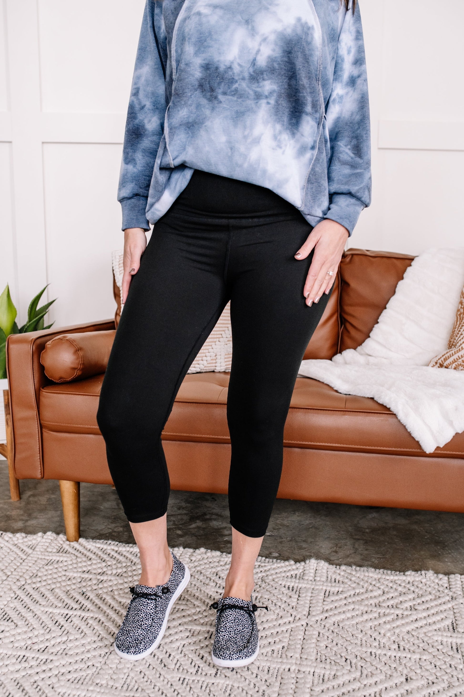 The Last Capri Leggings You'll Ever Need In Rich Black by SidePony Boutique