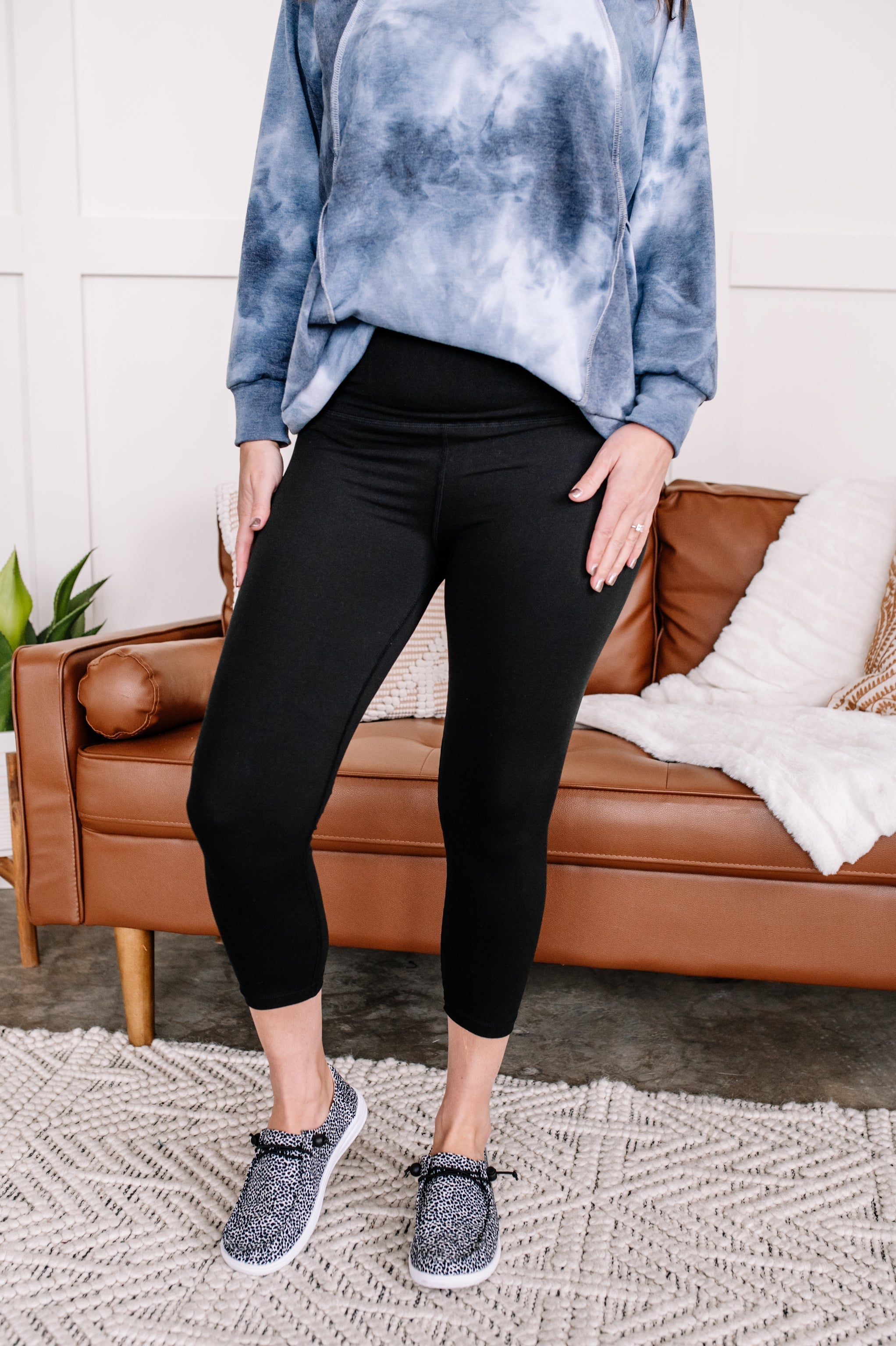 The Last Capri Leggings You'll Ever Need In Rich Black by SidePony Boutique