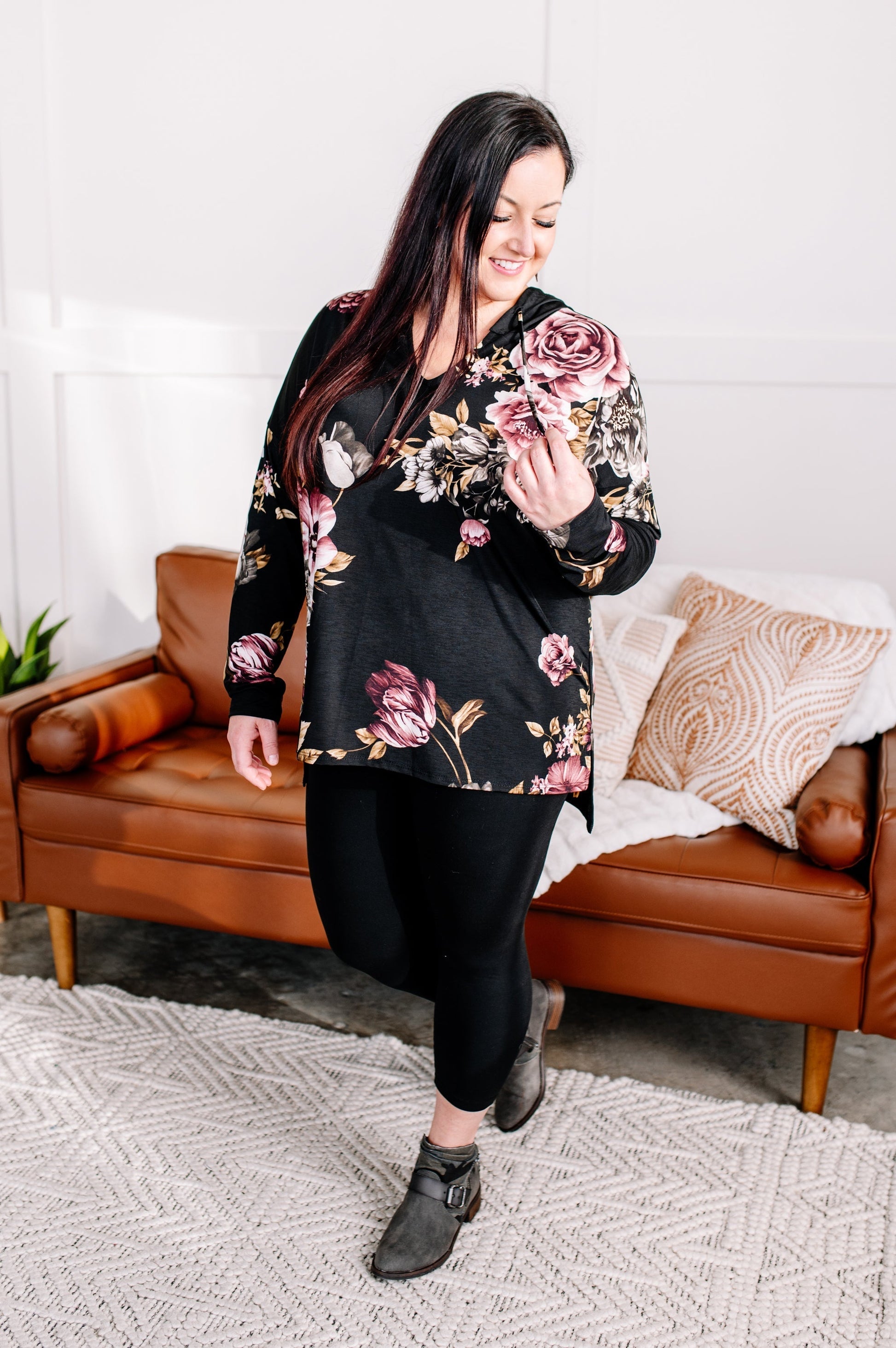 The Last Capri Leggings You'll Ever Need In Rich Black by SidePony Boutique