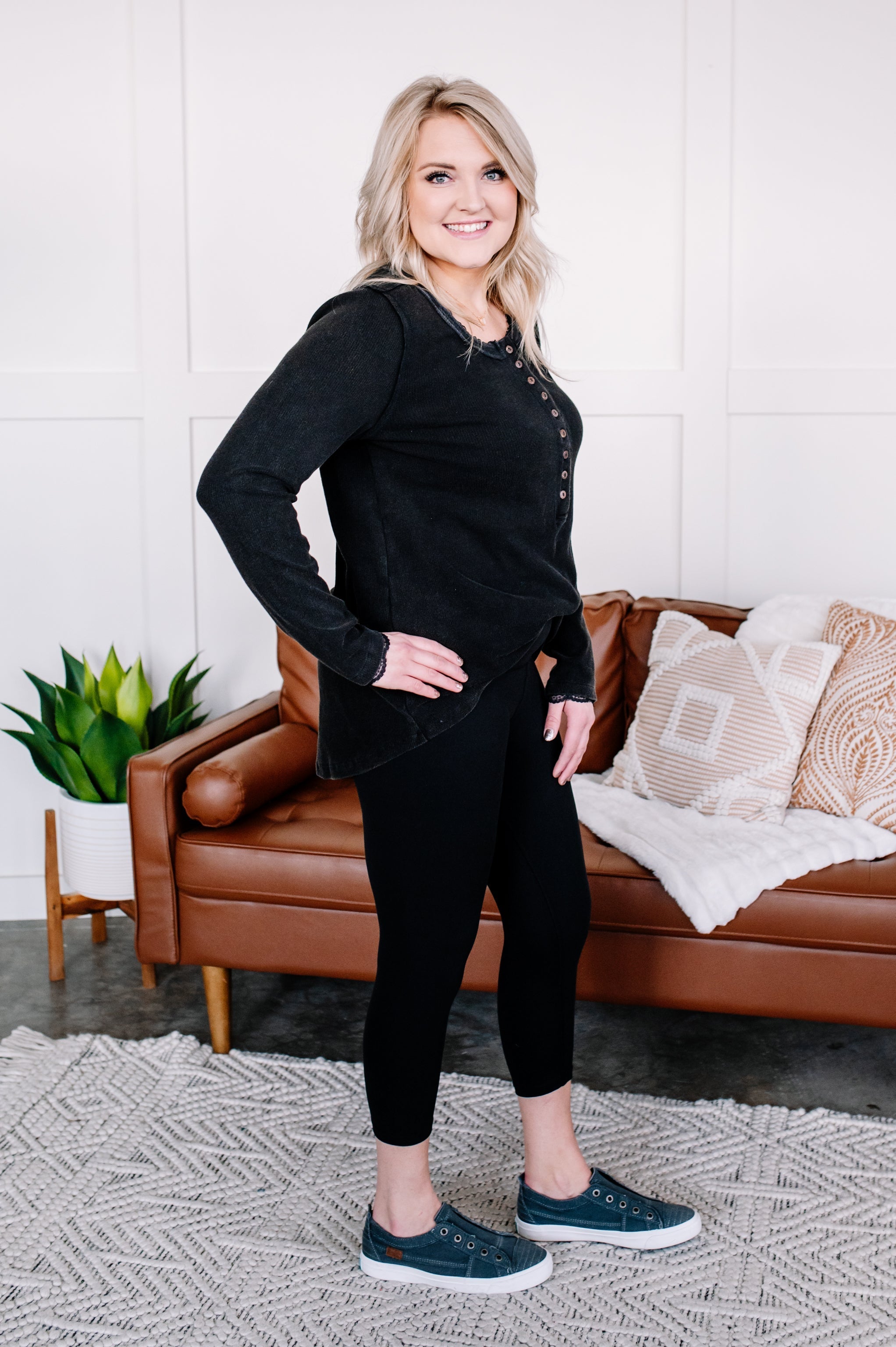 The Last Capri Leggings You'll Ever Need In Rich Black by SidePony Boutique