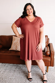 To The Occassion Dress In Rosewood by SidePony Boutique