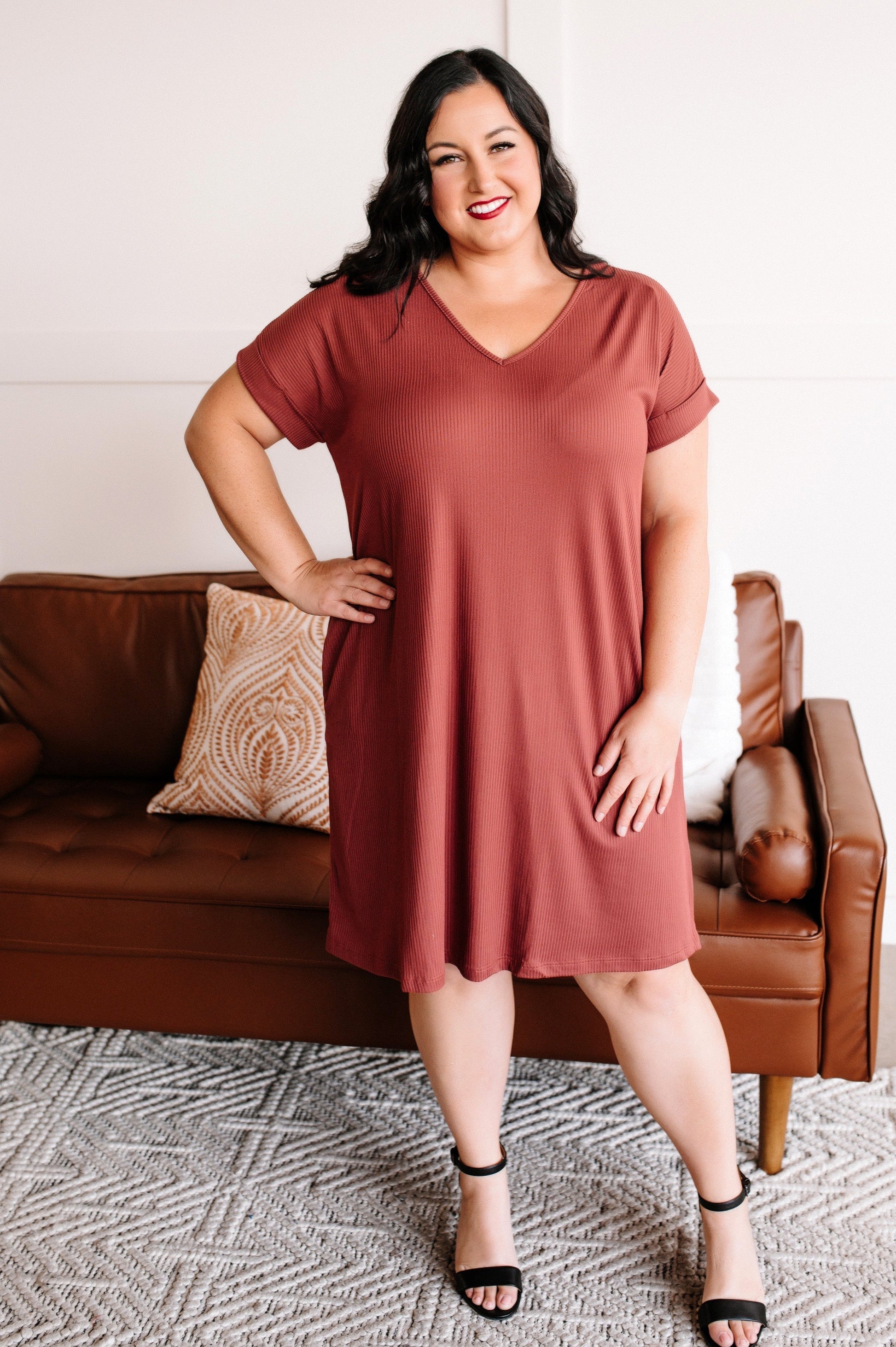 To The Occassion Dress In Rosewood by SidePony Boutique