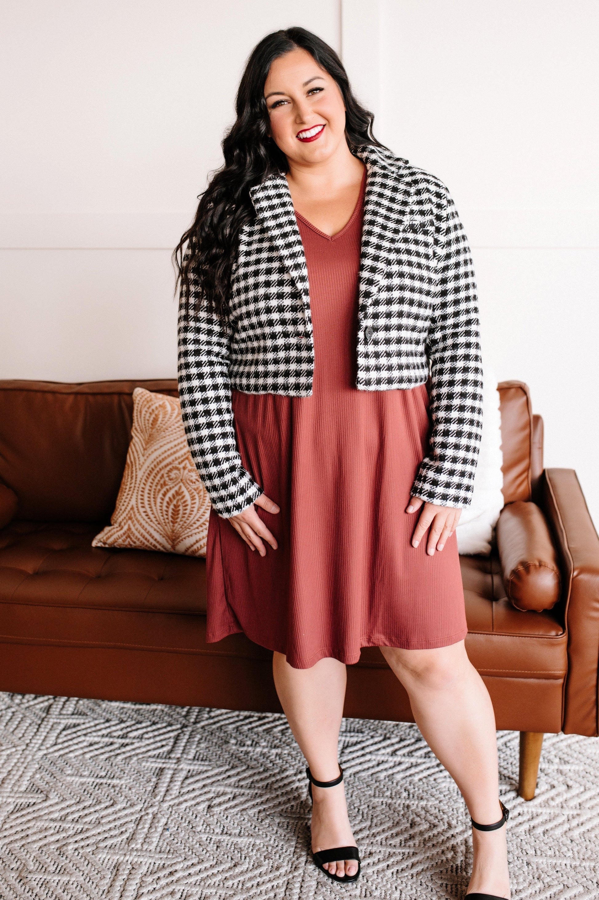 To The Occassion Dress In Rosewood by SidePony Boutique