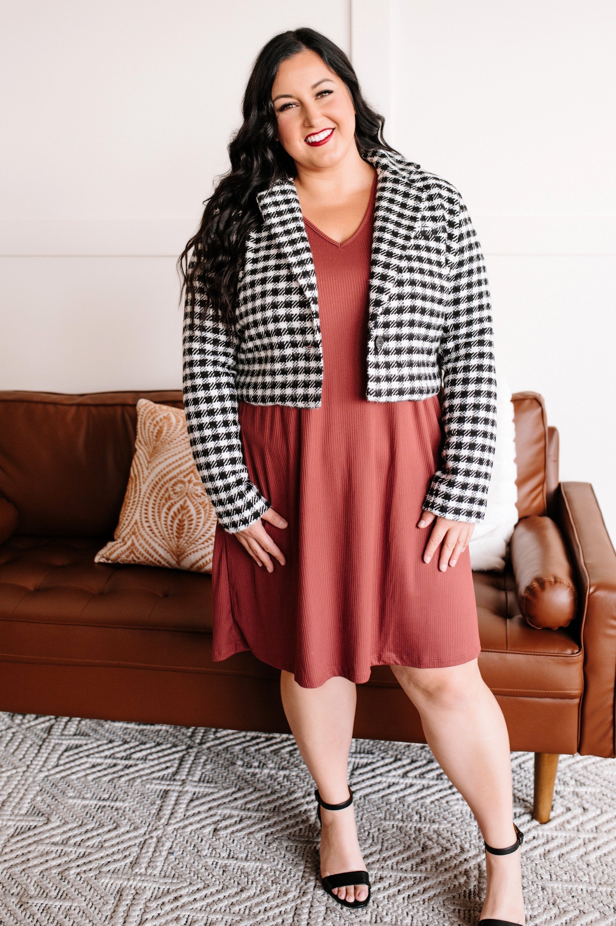 To The Occassion Dress In Rosewood by SidePony Boutique