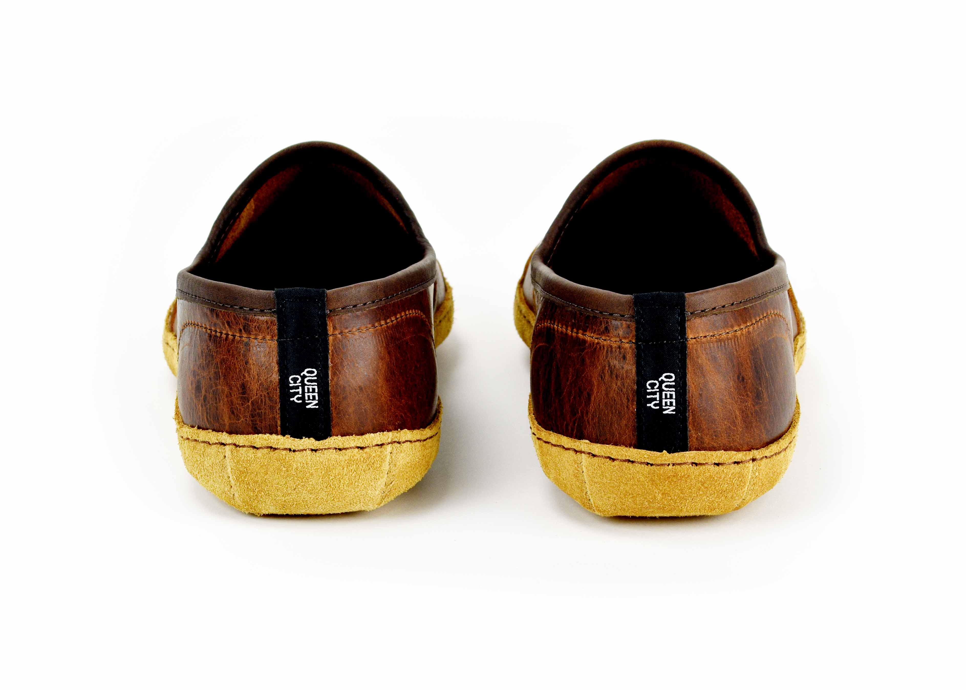 Vermont House Shoes®: Loafer - Tobacco Bison