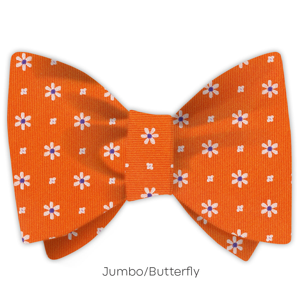 Daisy Springs Orange - bow ties