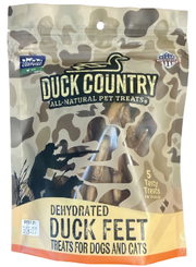 Duck Country Dehydrated Duck Feet for Dogs 5pk