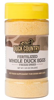 Duck Country Freeze Dried Duck Egg Topper For Dogs and Cats 3.5oz