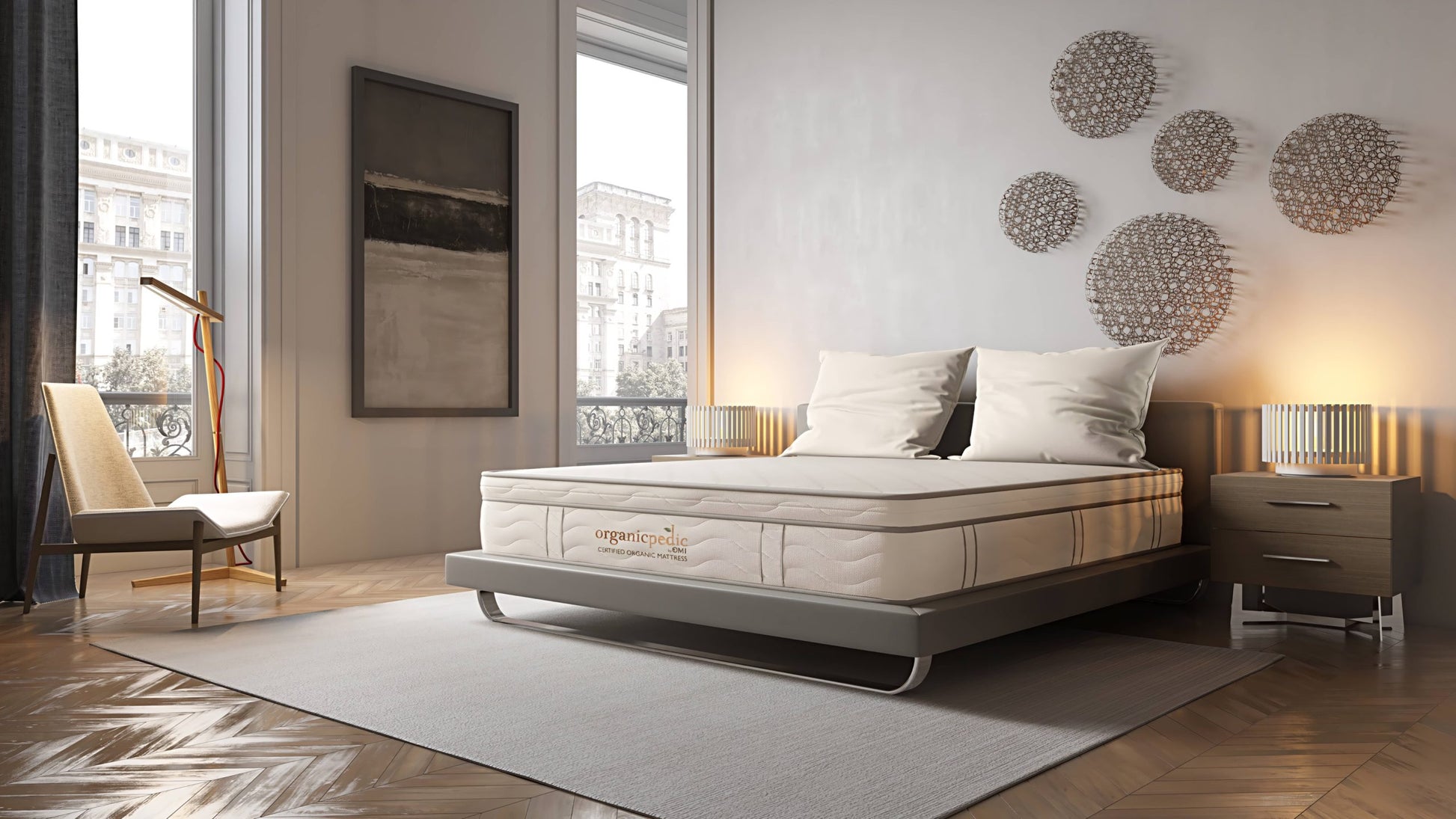Organopedic DUO mattress in bedroom