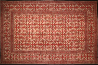 Tapestry Twin Size Dabu Vine Red by Homeportonline