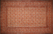 Tapestry Full Size Dabu Vine Rust Red by Homeportonline