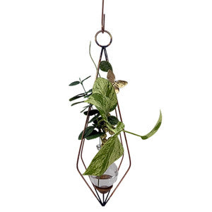 Dimensional Diamond Hanging Vase