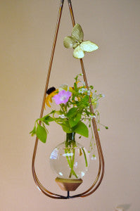 Dimensional Teardrop Hanging Vase