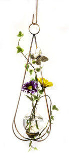 Dimensional Teardrop Hanging Vase