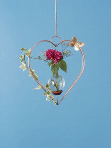 Dimensional Heart Hanging Vase