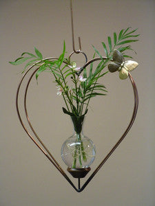 Dimensional Heart Hanging Vase