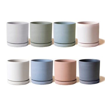 Dojo Pot Planter And Saucer - Sold Individually by Homeportonline