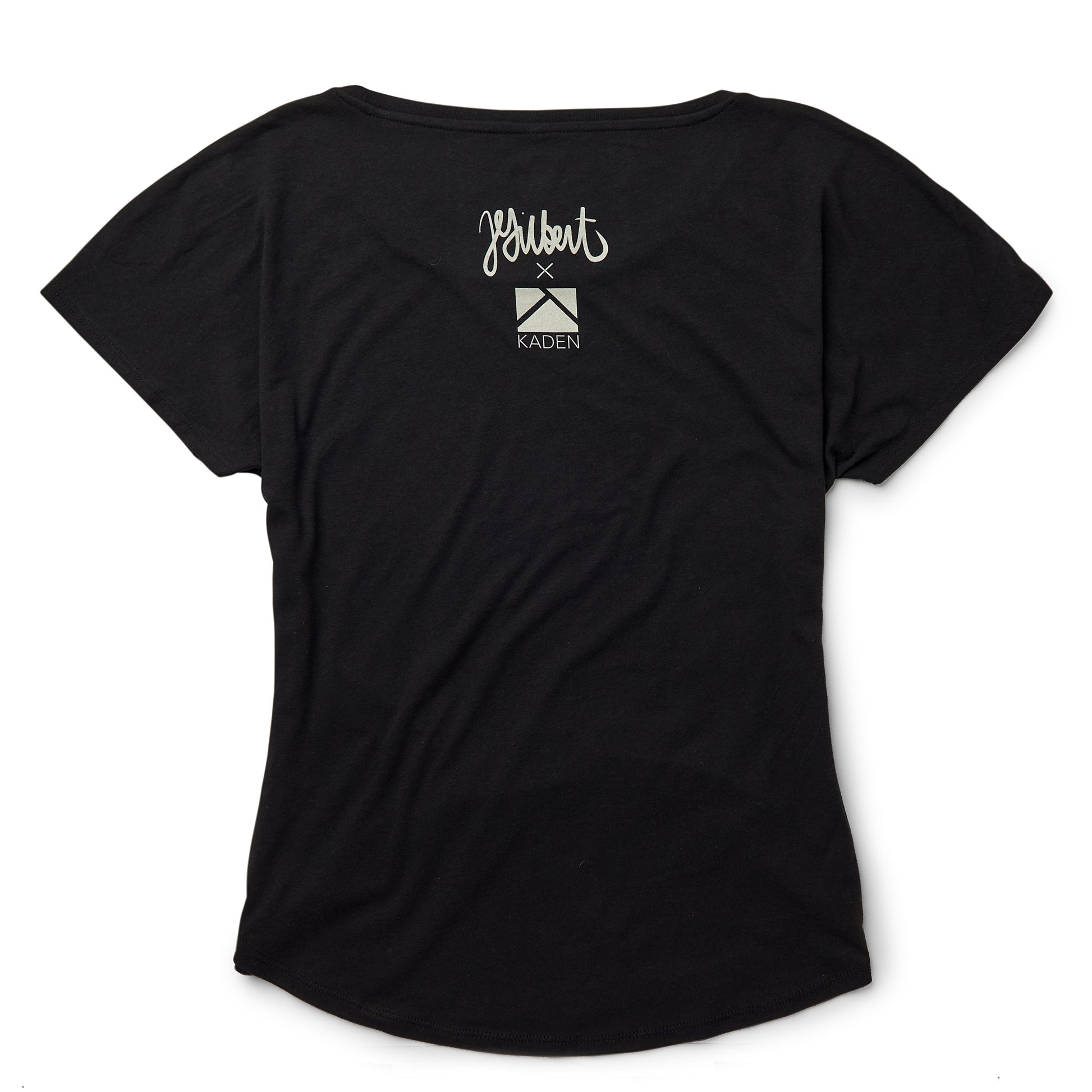 Dolman Sleeve Shirt - Down the Line - Black by Kaden Apparel