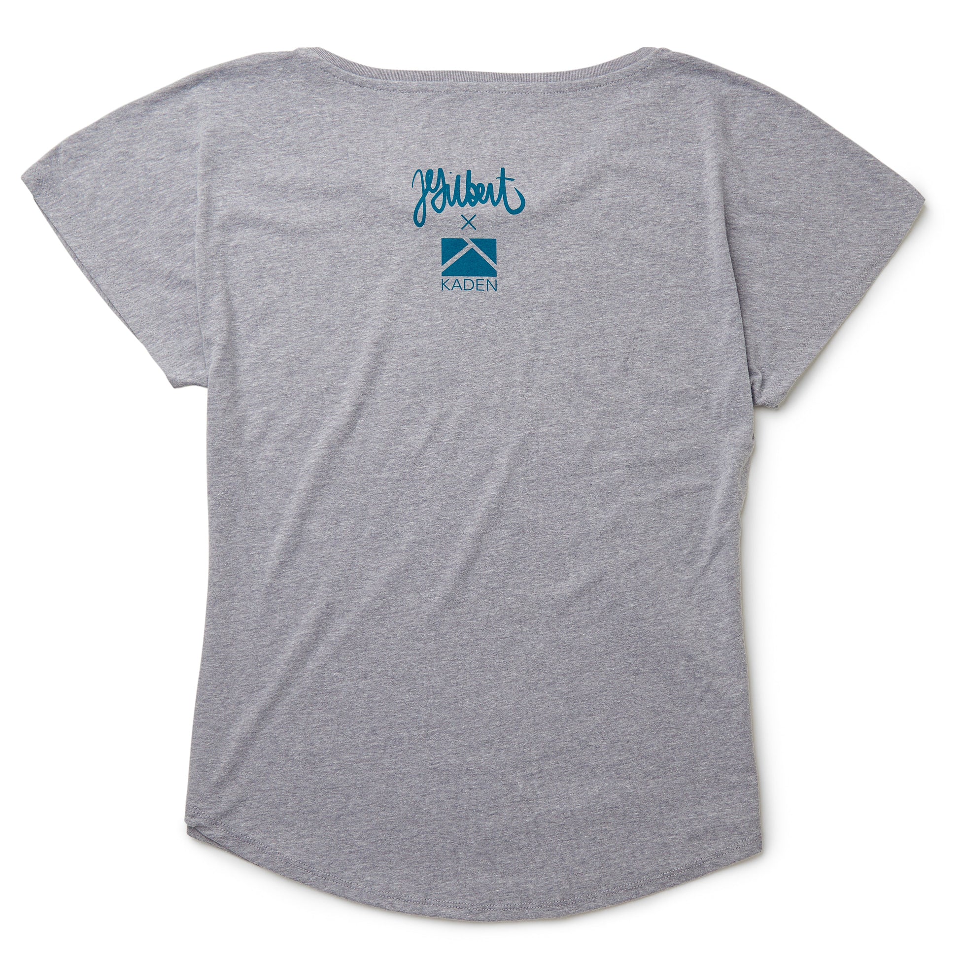 Dolman Sleeve Shirt - Down the Line - Grey by Kaden Apparel