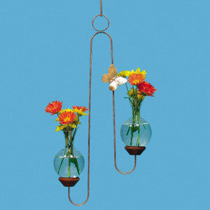 Double Hanging Vase Display